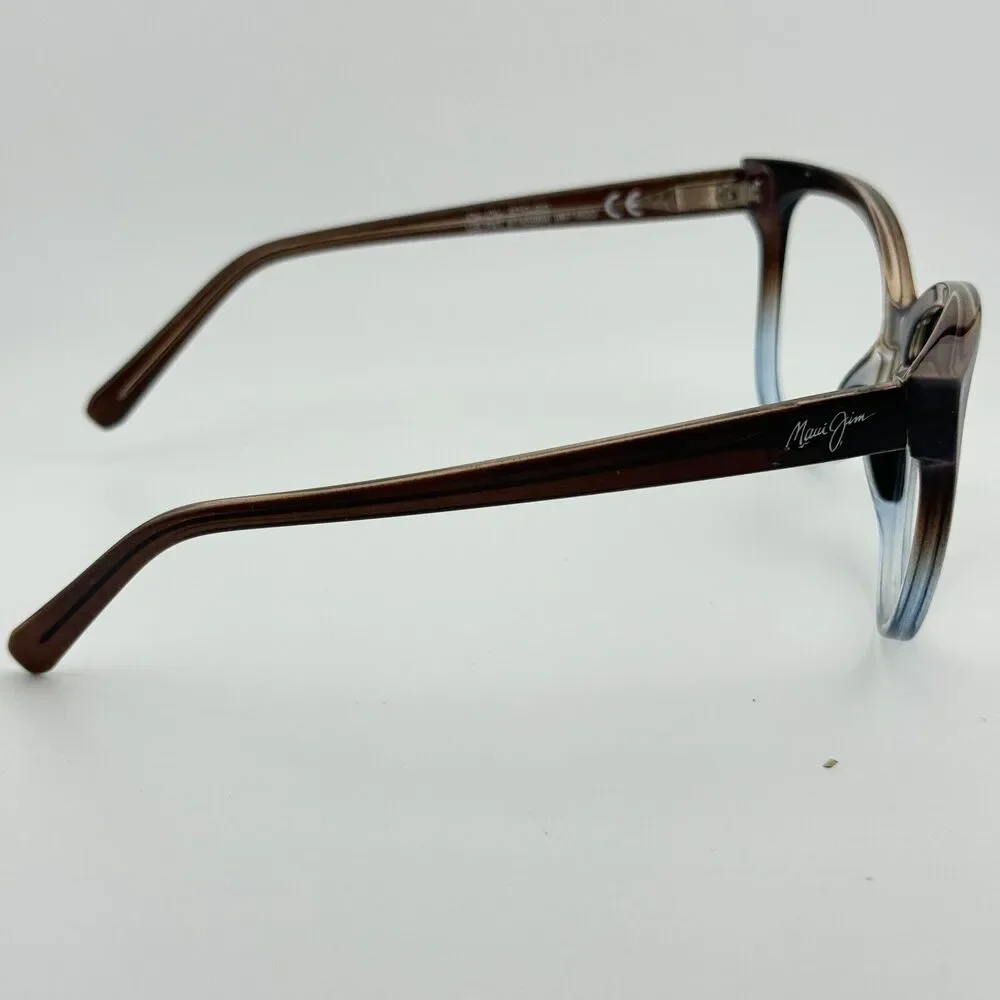 Maui Jim Italy‎ Olu Olu MJ537-01F 57-17-140 Brown/Blue Sunglasses Frame H12844